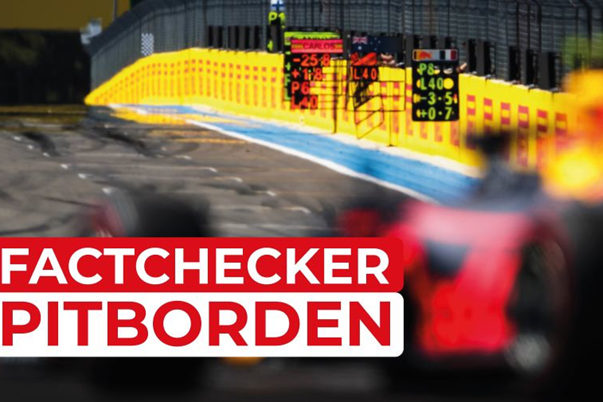 Factchecker Waarom Gebruiken Formule Teams Nog Pitborden Gpfans