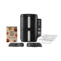 Ninja Sl300eu Double Stack - Airfryer Zwart 7.6 Kg 2470 W Aantal Frituurmanden: 2 afbeelding 1