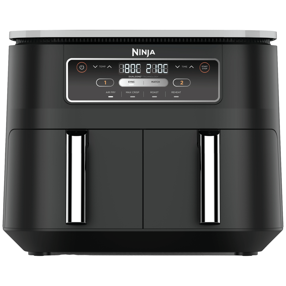 Ninja Af200eu Dualzone - Airfryer Zwart 2400 W Aantal Frituurmanden: 2
