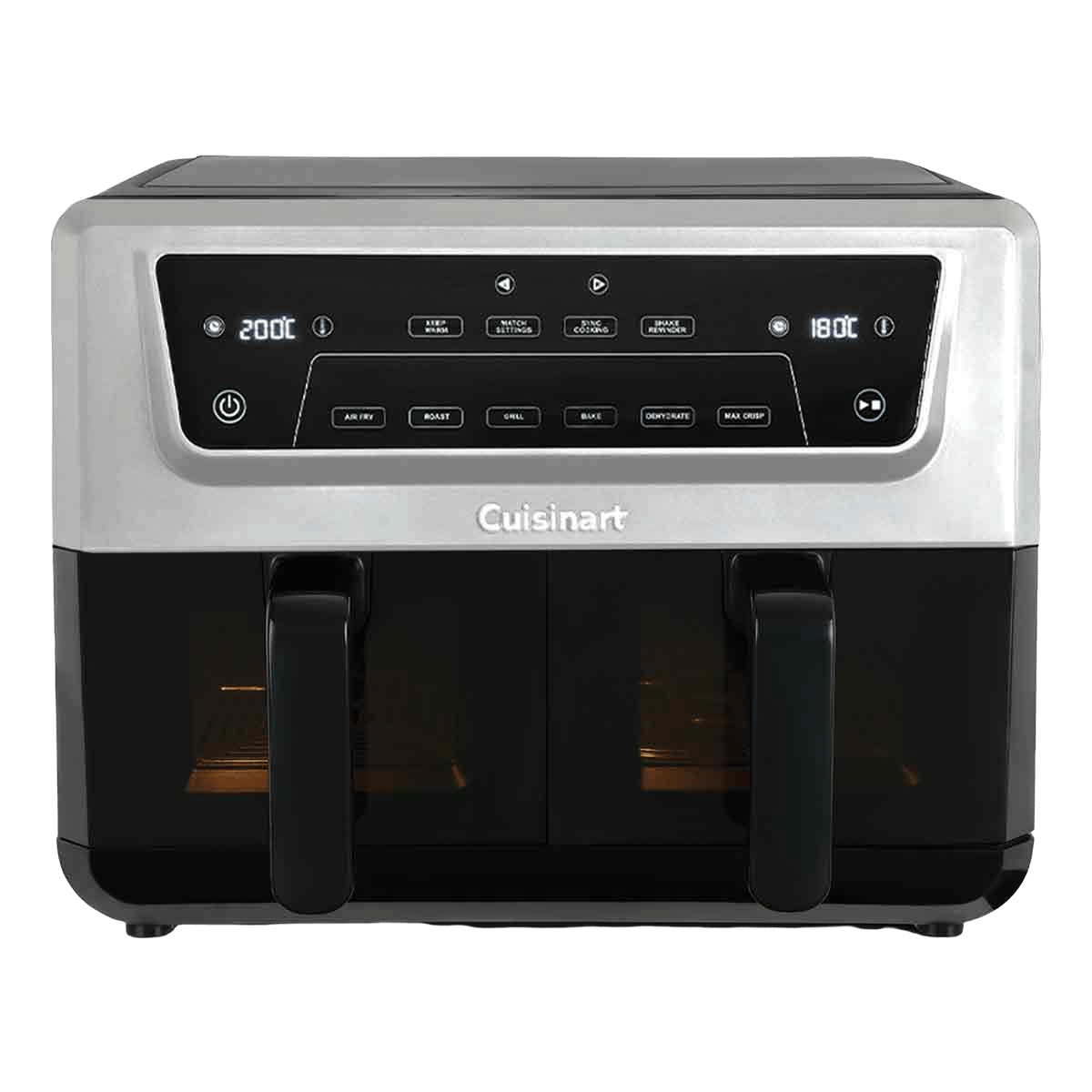 Cuisinart Dual Basket Air Fryer Ss Wndw - Heteluchtfriteuse Zilver 10.4 L 2400 W Aantal Frituurmanden: 2