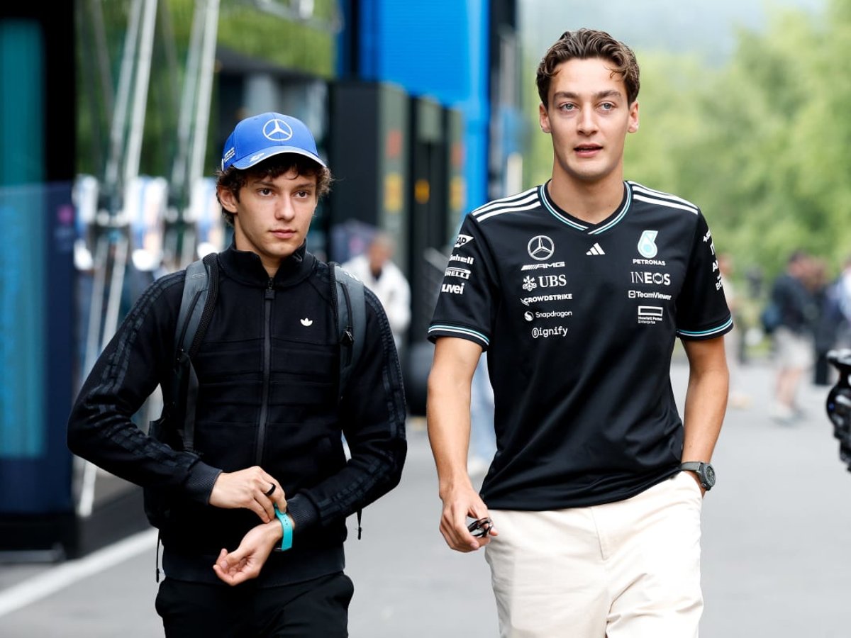 F1 star Kimi Antonelli reveals George Russell relationship change at  Mercedes - GPFans.com