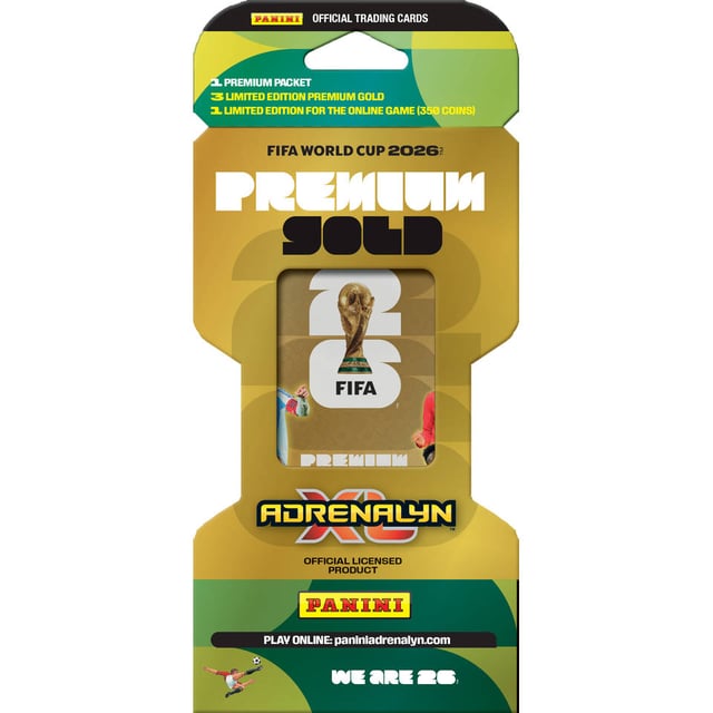 Adrenalyn XL FIFA World Cup 2026 TCG Premium Gold Blister
