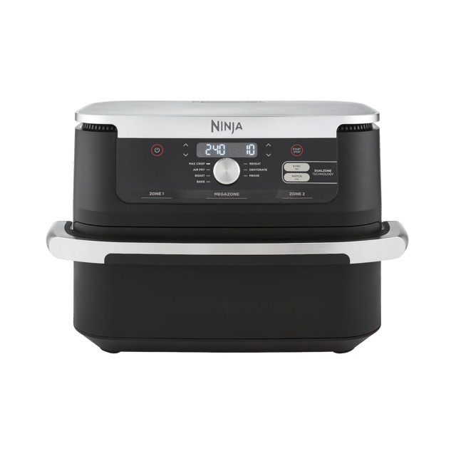 Ninja Af500eu Duozone Air Fryer+megazone - Heteluchtfriteuse Zwart 10.4 L 2470 W Aantal Frituurmanden: 2