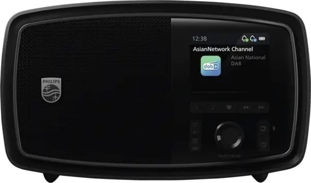 Philips TAV2000FB/00 The Janet – Retro DAB+ Radio met Bluetooth – Zwart
