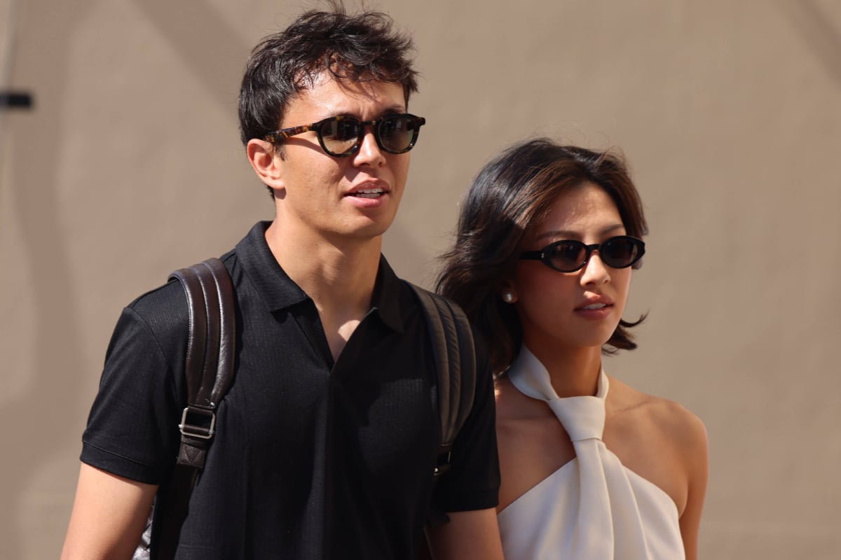 Alex Albon, Lily Muni He, Williams, Abu Dhabi, 2024