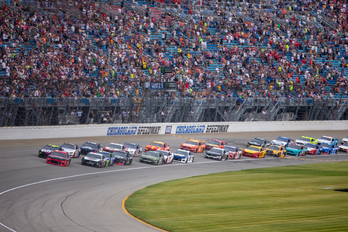 NASCAR Cup Series race at Chicagoland Speedway from 2019