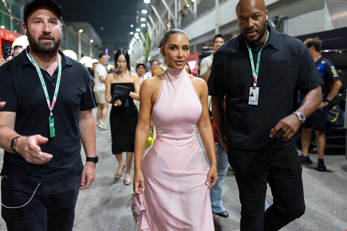 Kim Kardashian showed tension on F1 grid, expert says