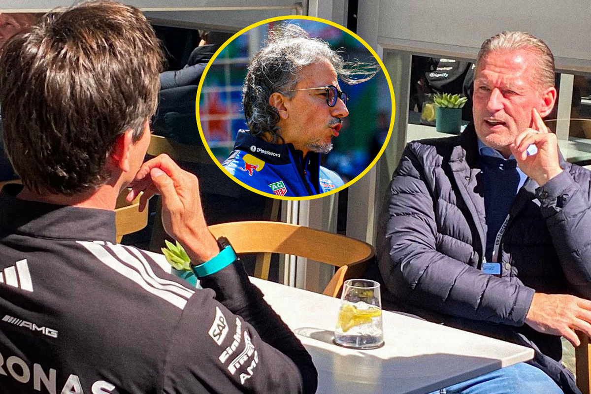 Wolff, Mekies, Jos Verstappen, socials