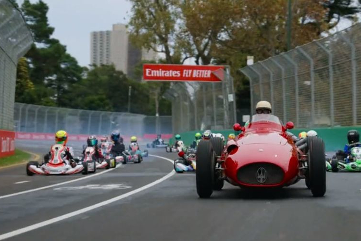 Australian Grand Prix - Former F1 star completes the first lap of revised Albert Park