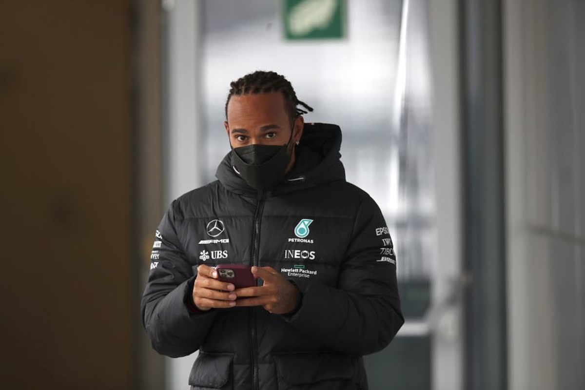 Hamilton avoiding "revving the nuts" off engine to avoid Mercedes penalty