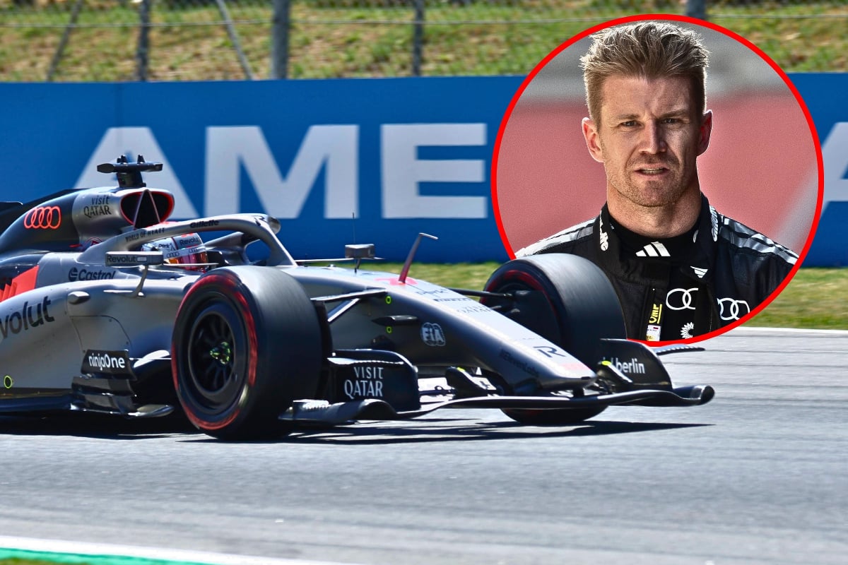 Hulkenberg in Barcelona
