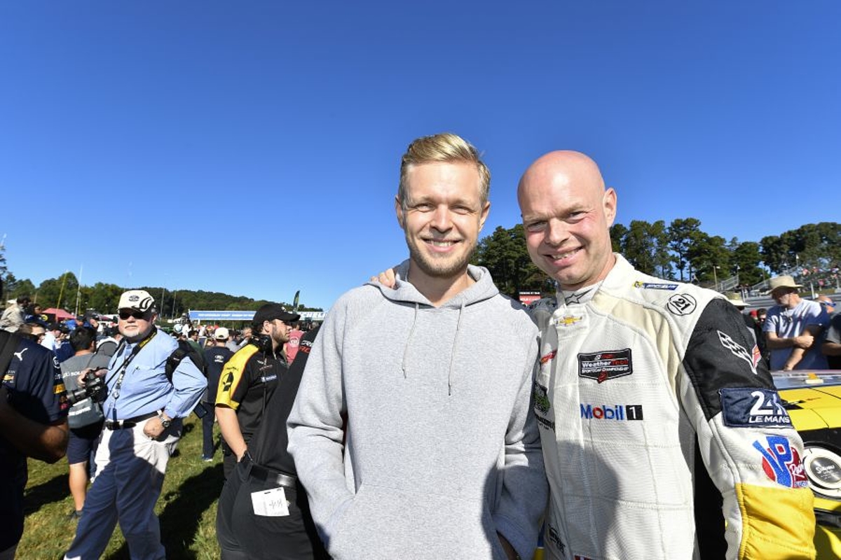 Magnussen reveals "first time" outing with father Jan