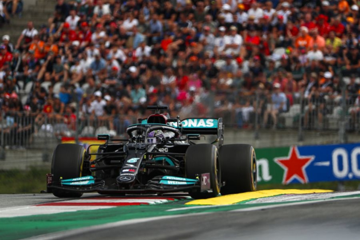 Hamilton damaging off “frustrating” for Mercedes as cars need to be kept "in one piece"