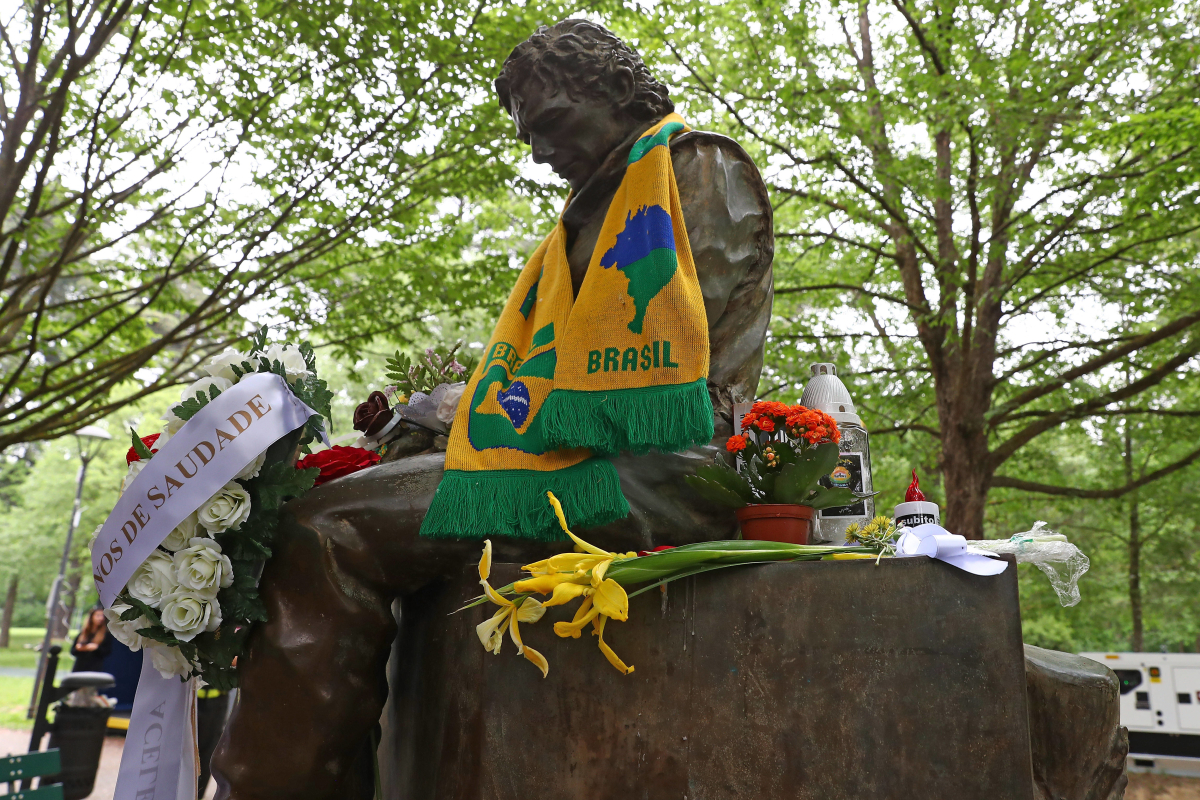 Vandalen beschadigen Senna-monument op Imola