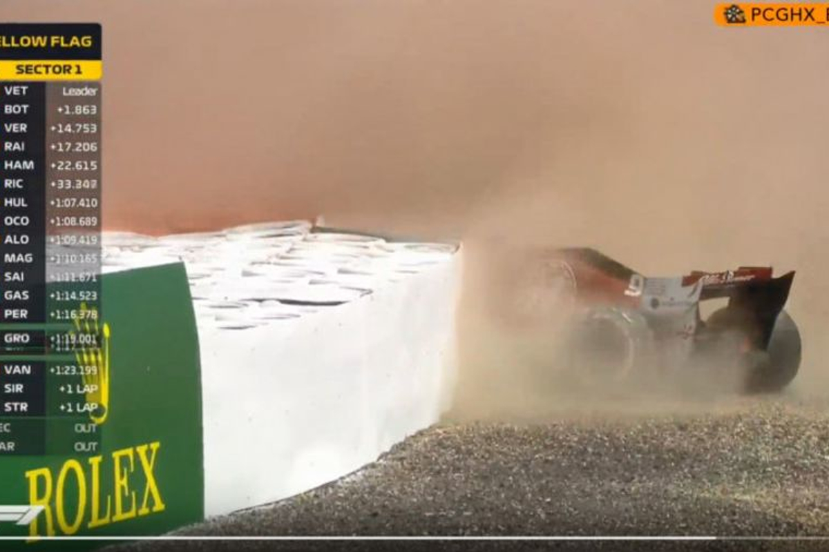 VIDEO: MASSIVE crash ends Ericsson's British GP