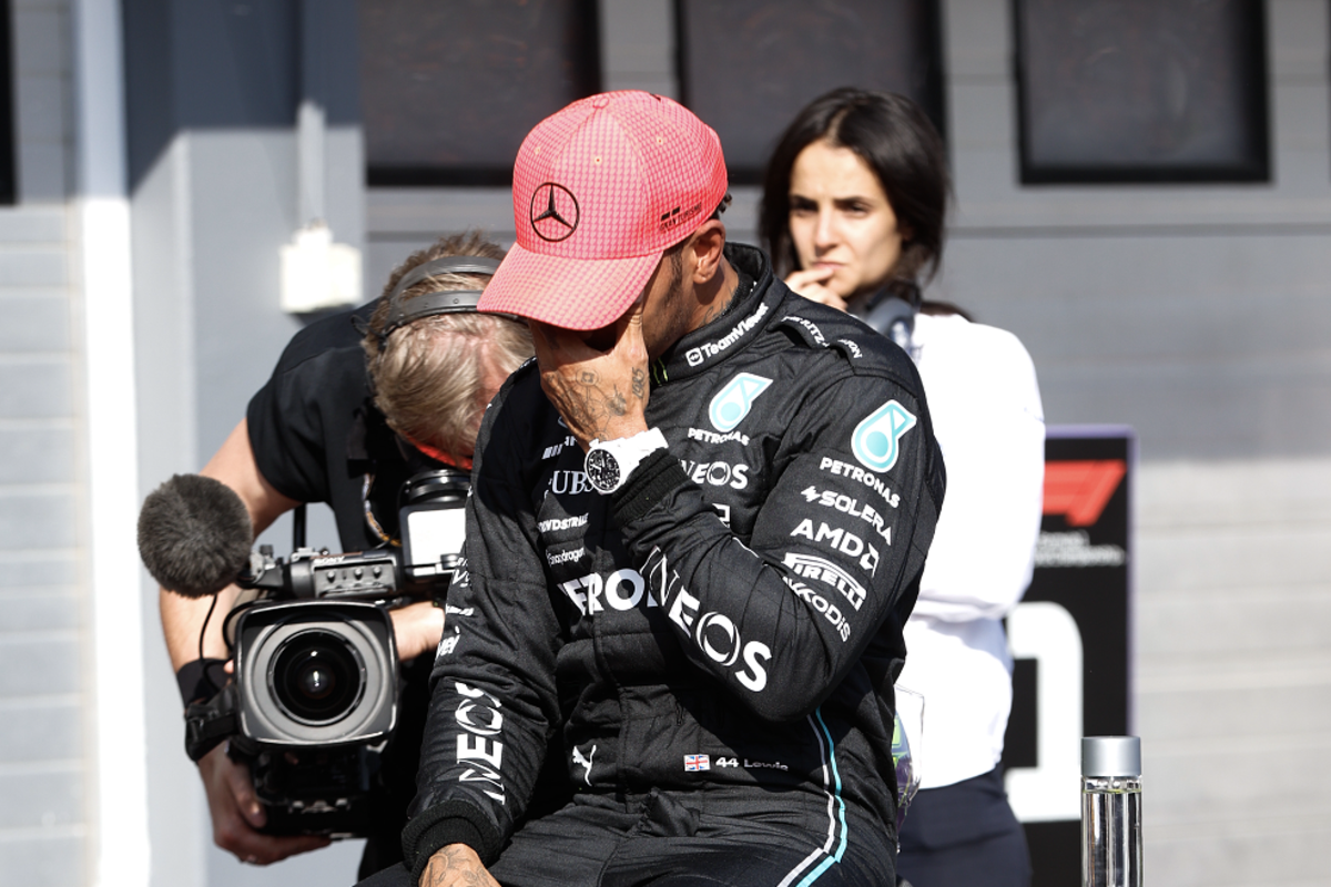 Hamilton niet eens met straf na contact met Pérez: "Was een race incident"
