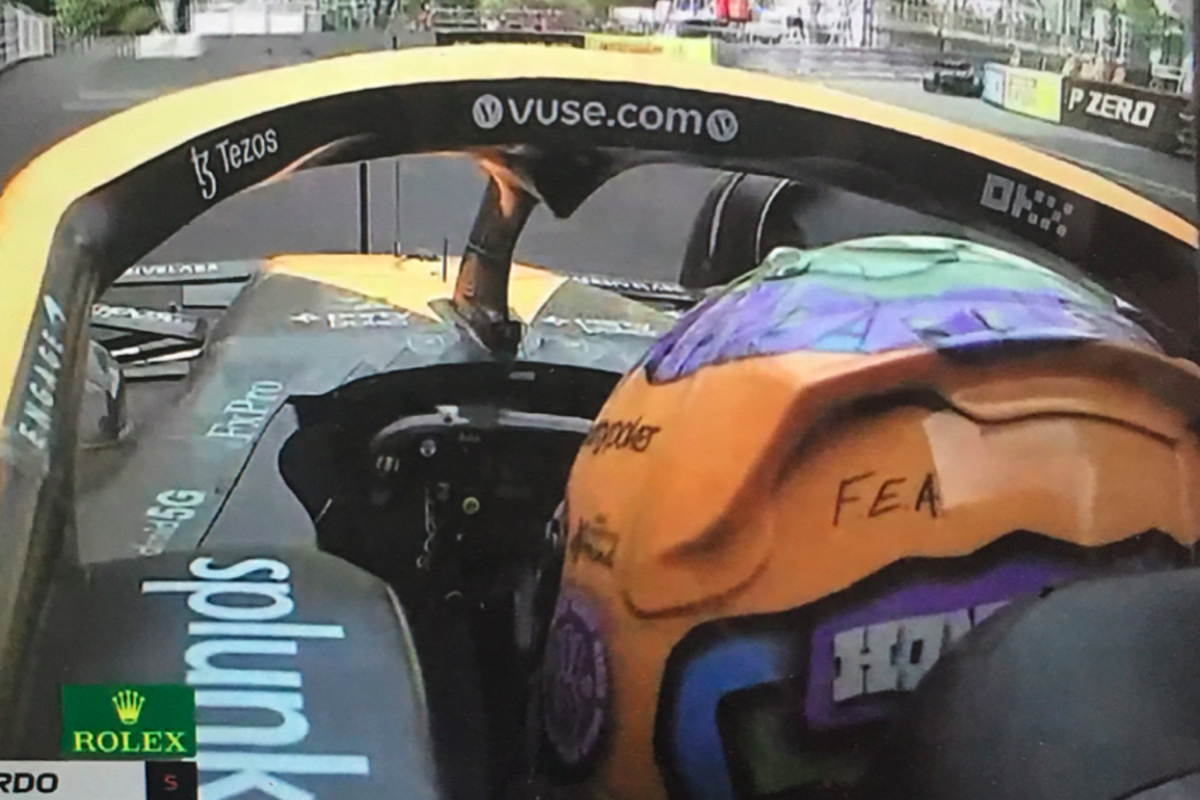 El mensaje de Daniel Ricciardo en su casco de Mónaco