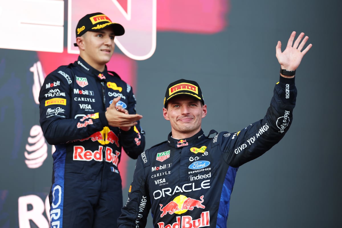 Verstappen and Hadjar on podium in Azerbaijan