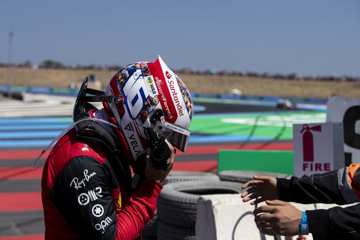 Ferrari driver charles leclerc hi-res stock photography and images