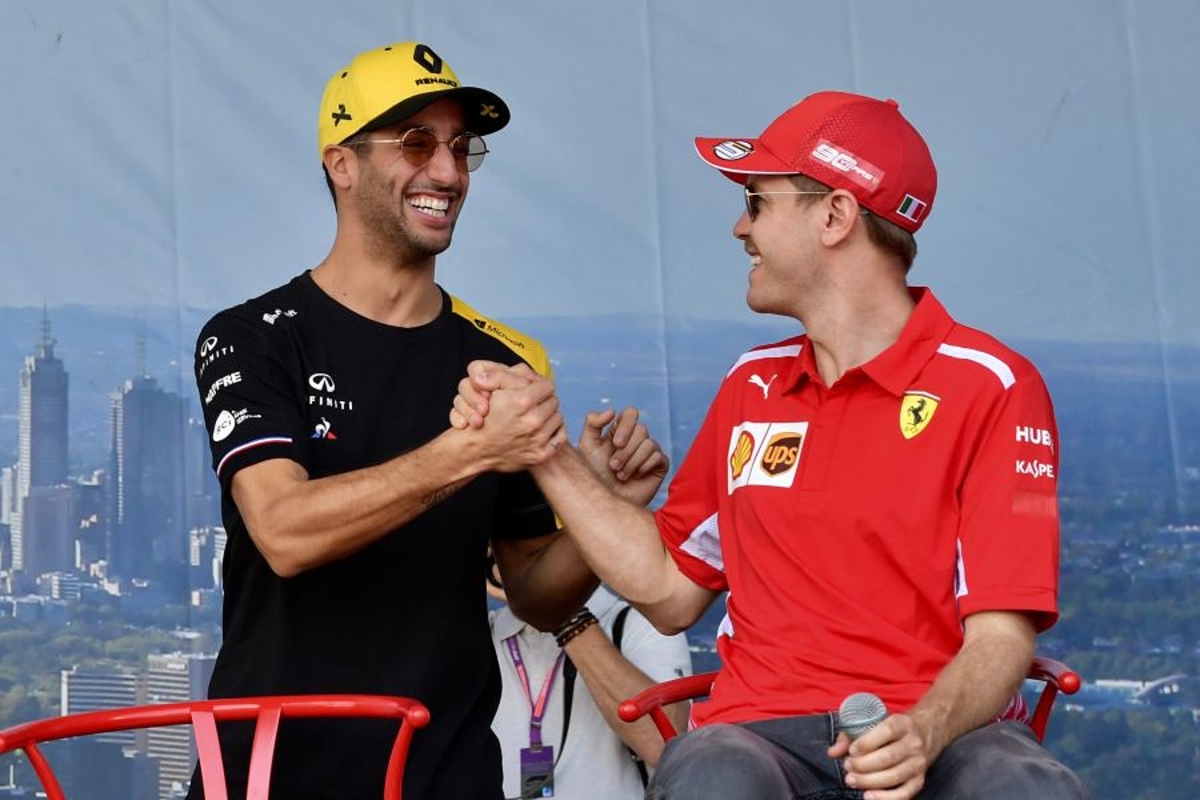Ricciardo reveals UNEXPECTED Vettel message during tough spell