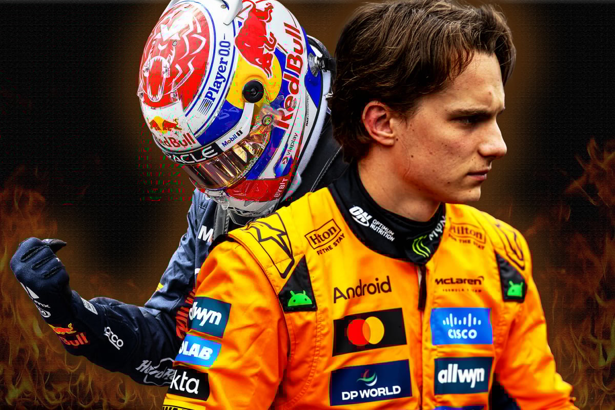 Oscar Piastri and Max Verstappen