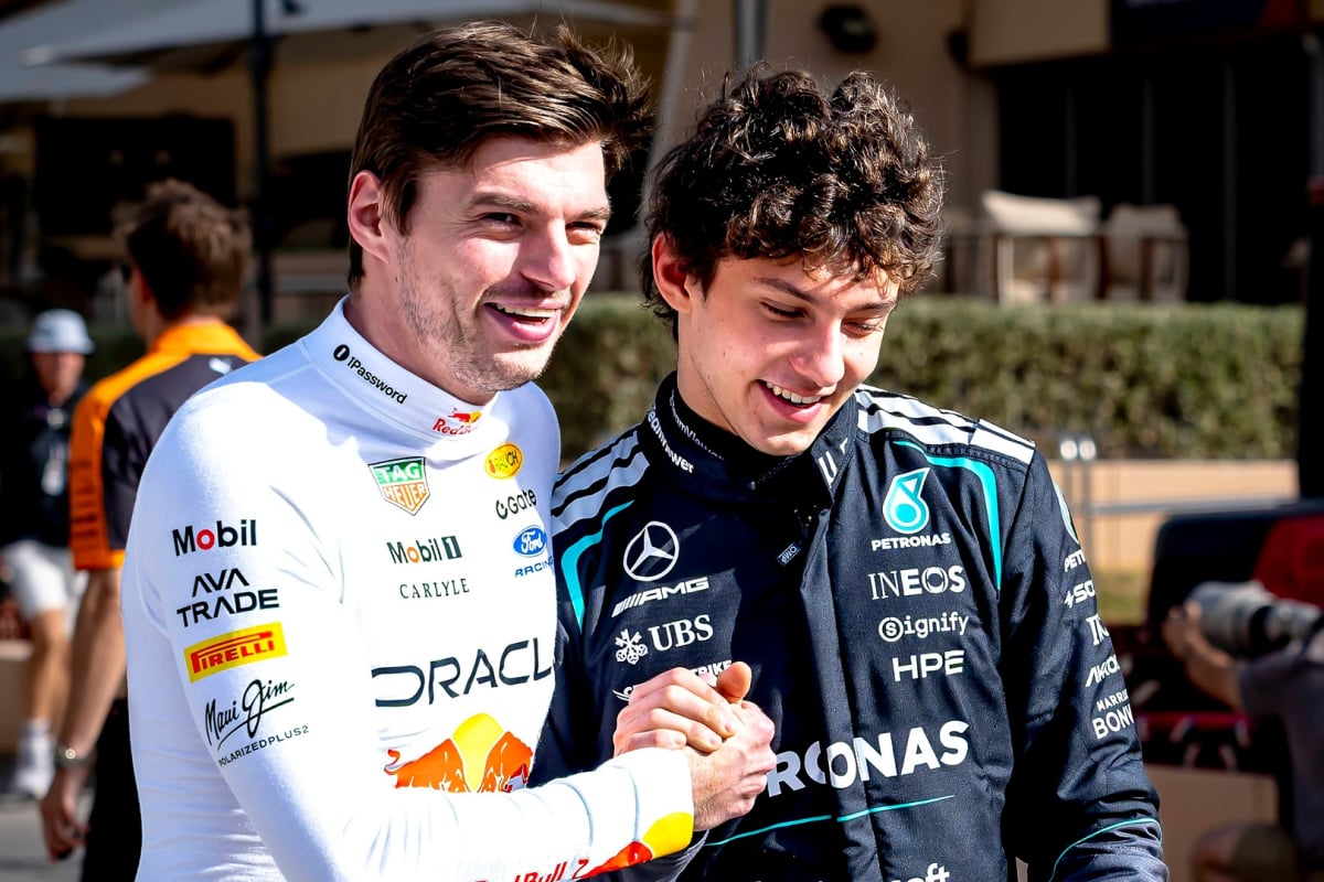 Max Verstappen, Kimi Antonelli, Bahrain, 2026