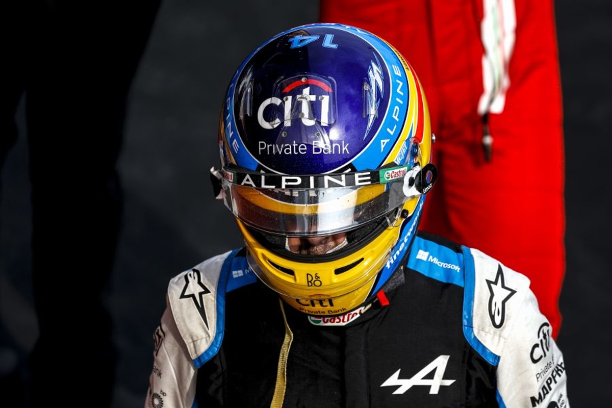 Alonso comfort driving Alpine updates