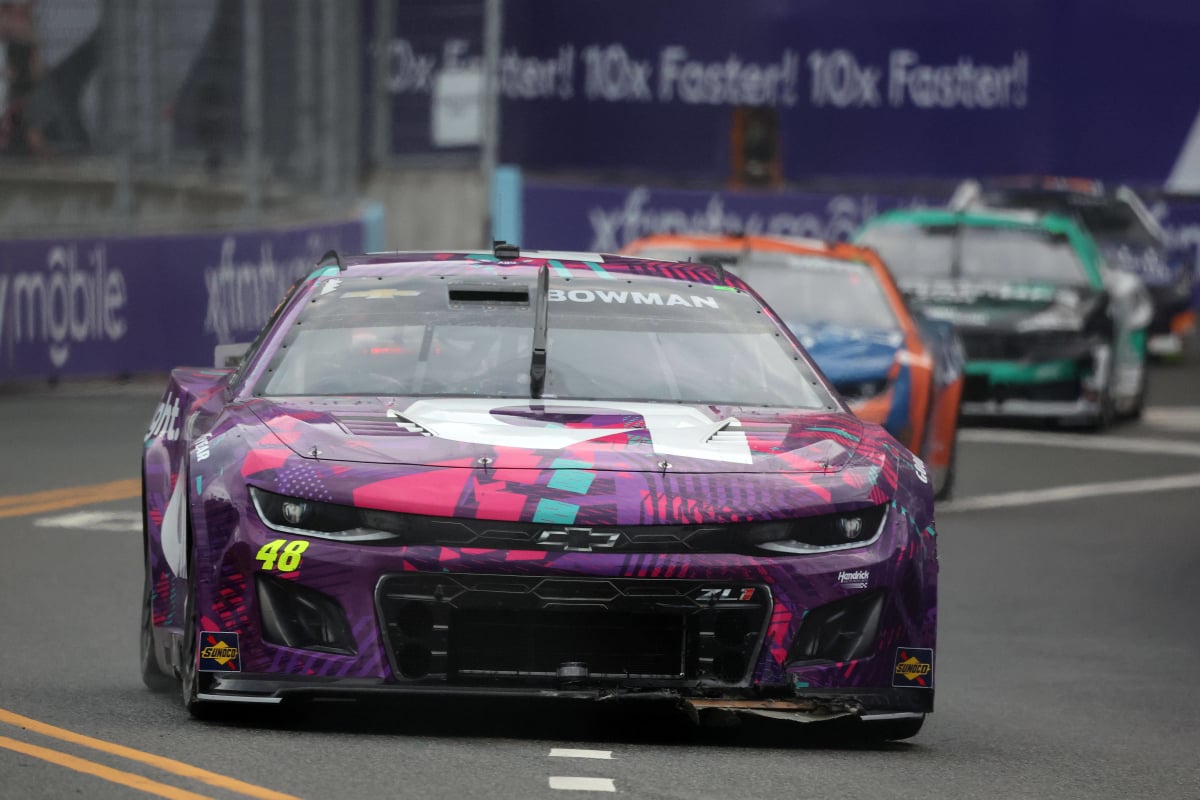 NASCAR driver Alex Bowman in the Chicago Street Race