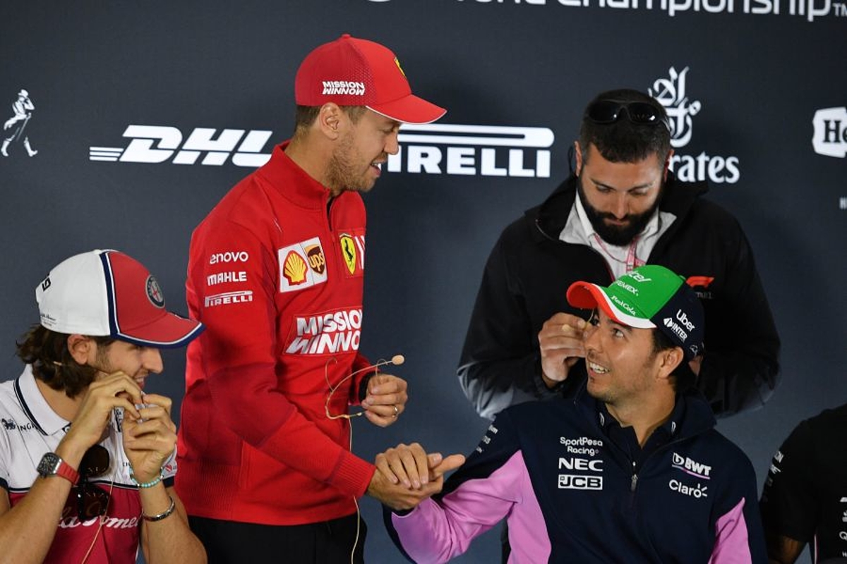 Perez ontkracht geruchten Vettel: "Kwestie van tijd voordat deze verstommen"