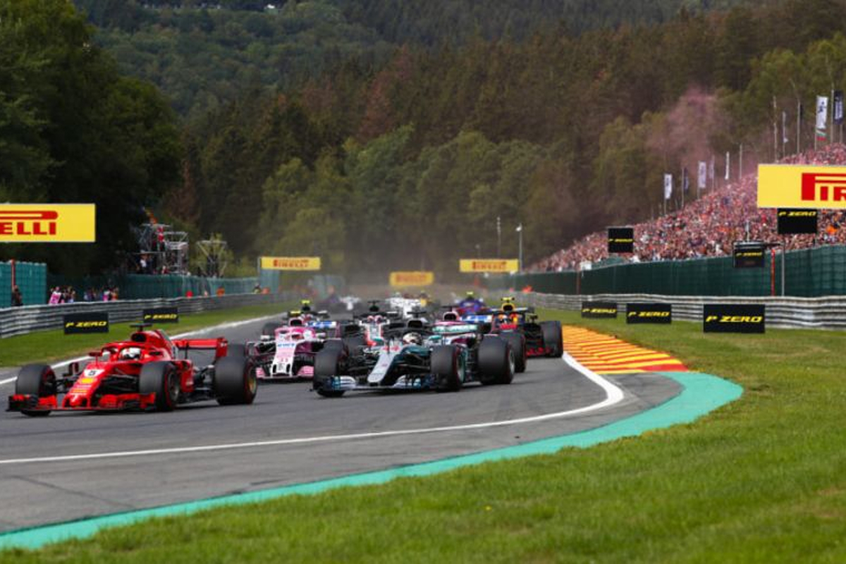 Vettel dominates Hamilton after huge Belgian GP  lap-one crash