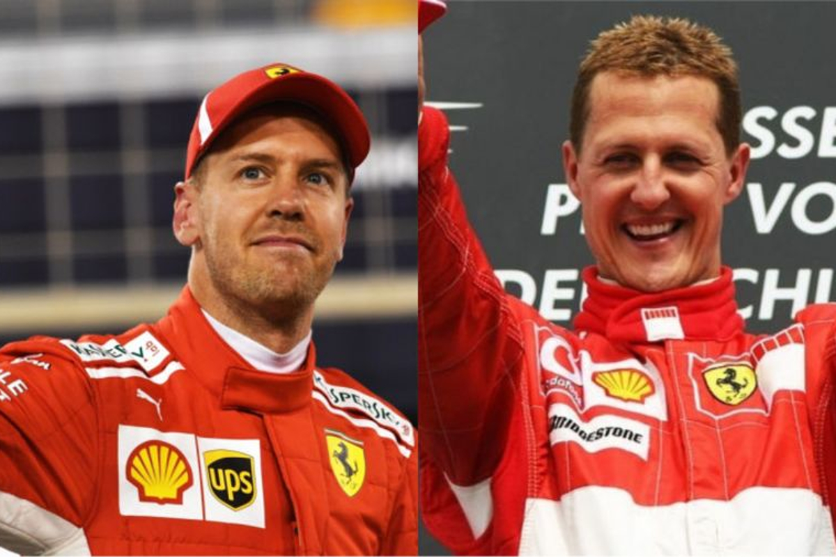 Vettel discusses matching Schumacher with Ferrari