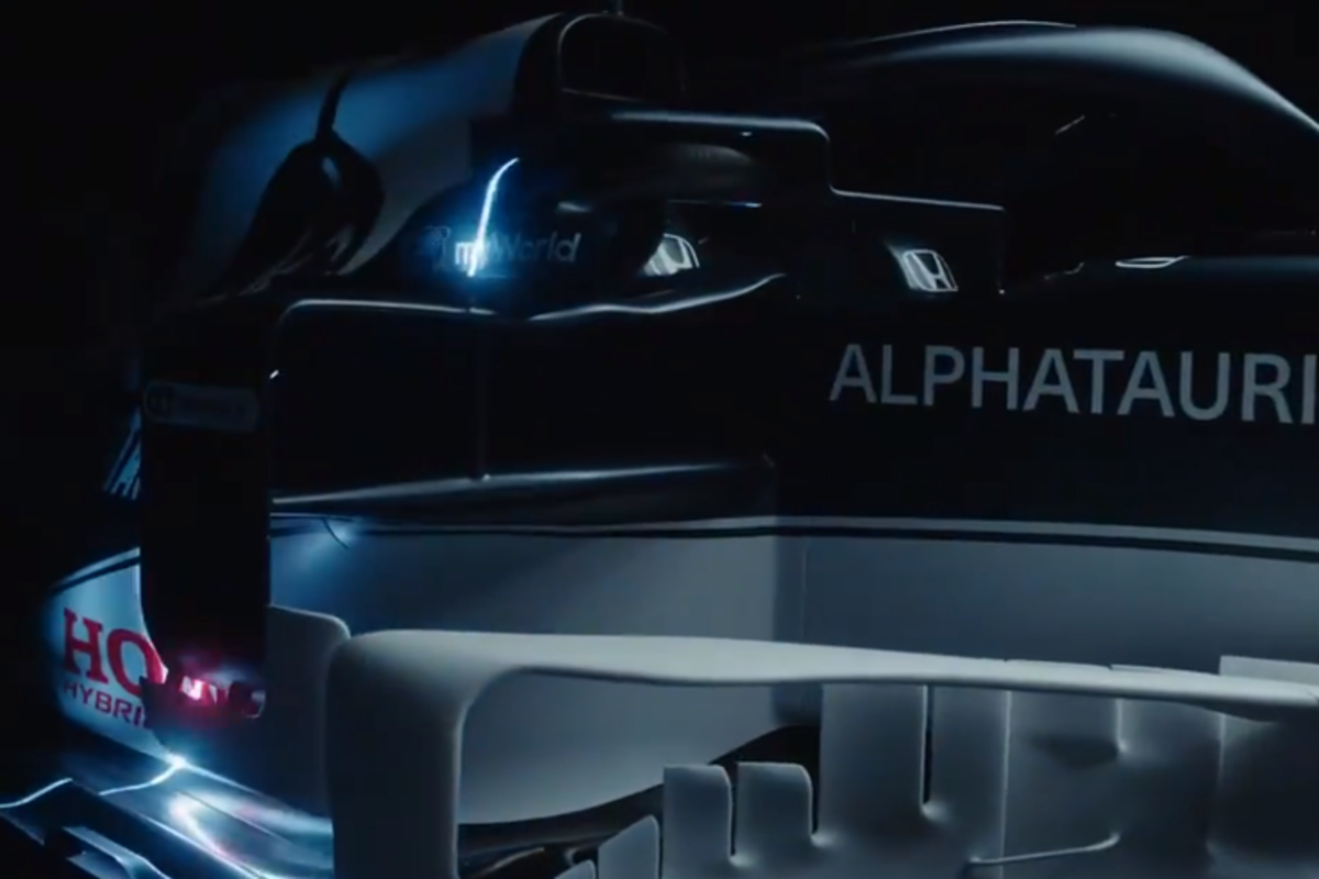 IN BEELD: AlphaTauri lanceert haar nieuwe AT02-wagen voor 2021