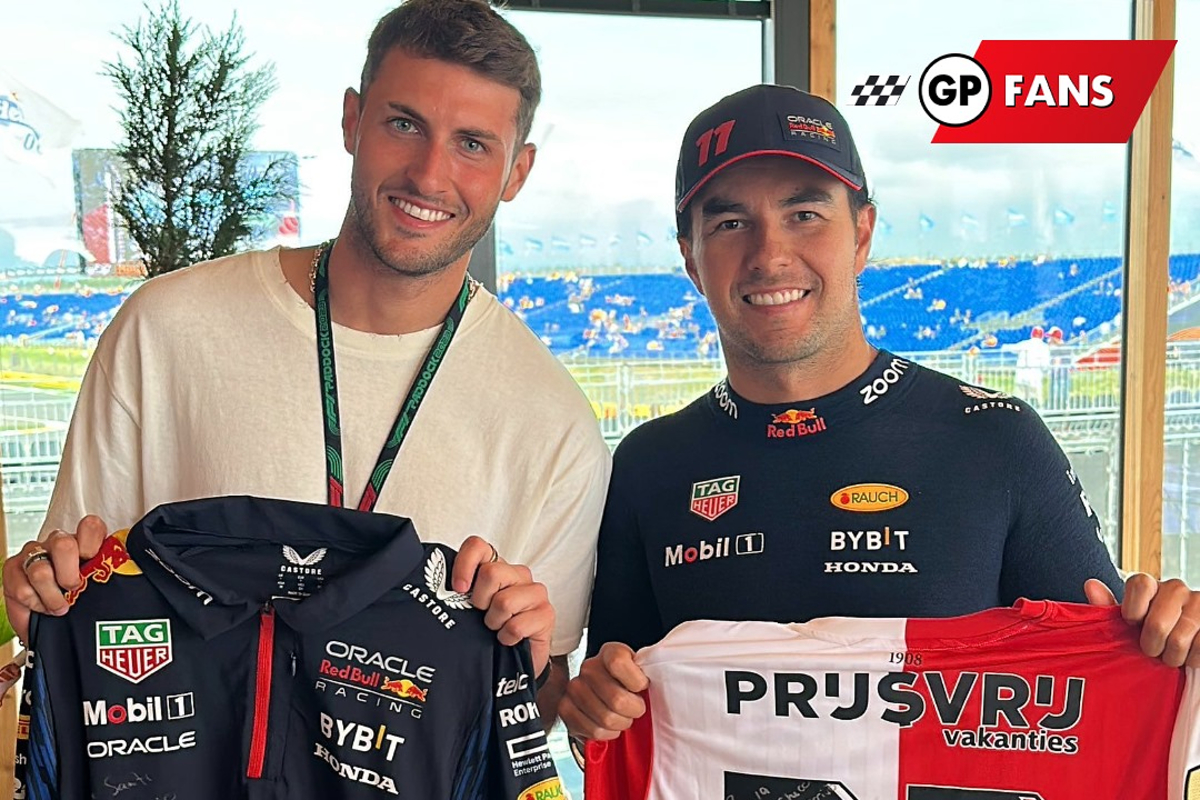 Checo Pérez y Santi Giménez