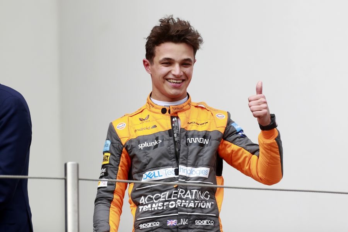 Lando Norris' epic reaction to social media feature