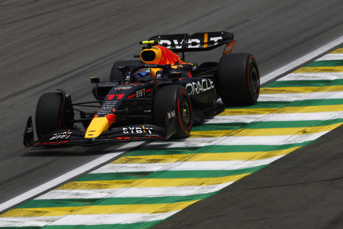 Susto de Checo Pérez en la Q2 del Gran Premio de Brasil