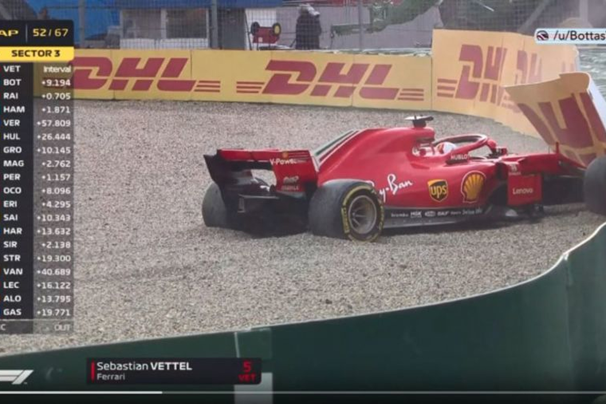 VIDEO: Vettel CRASHES OUT of German GP!