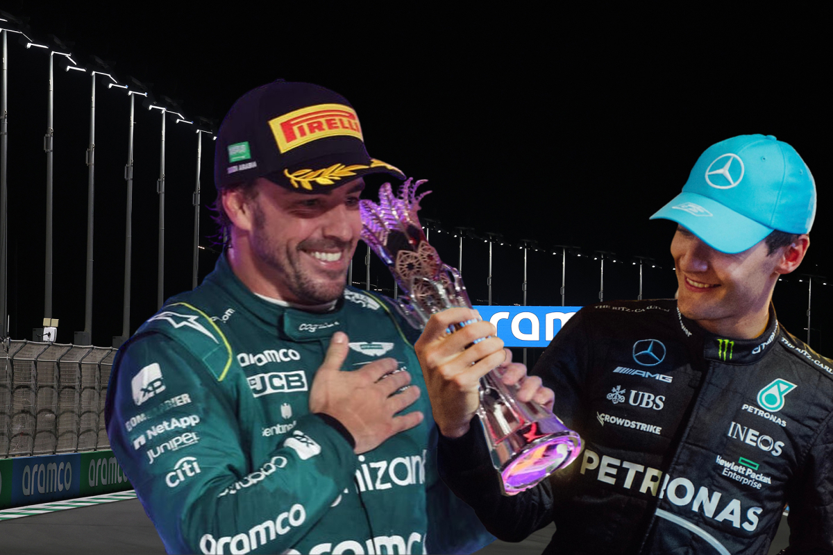 VIDEO: Fernando Alonso ya tiene su trofeo de tercer lugar