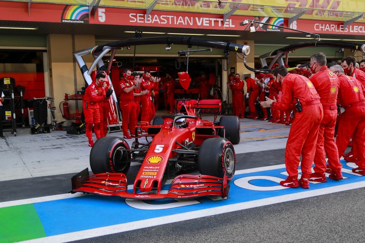 "Emotional" Vettel felt tension as Ferrari mechanics "waved goodbye"