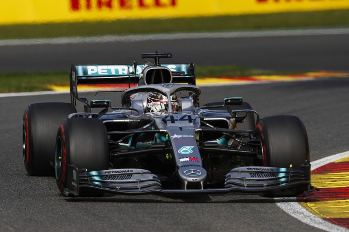 Hamilton tweede op Spa: "Was moeilijk om Ferrari bij te houden"