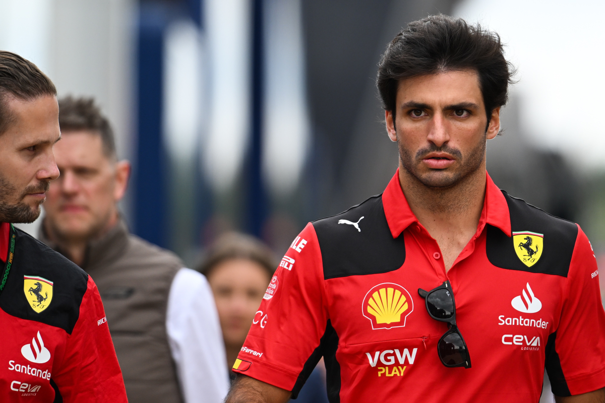 Sainz FRUSTRATED as he blames Piastri for ending his race in Spa