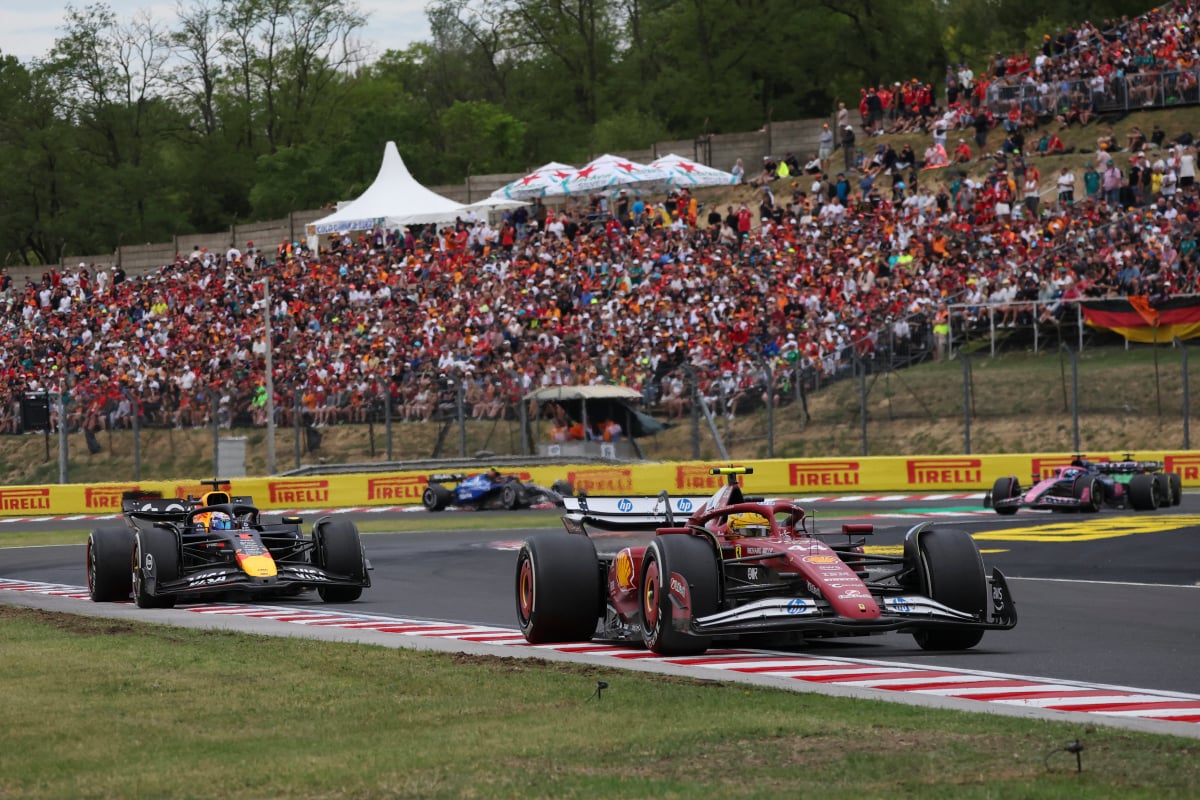 Max Verstappen, Lewis Hamilton, Generic, HungarianGP, 2025
