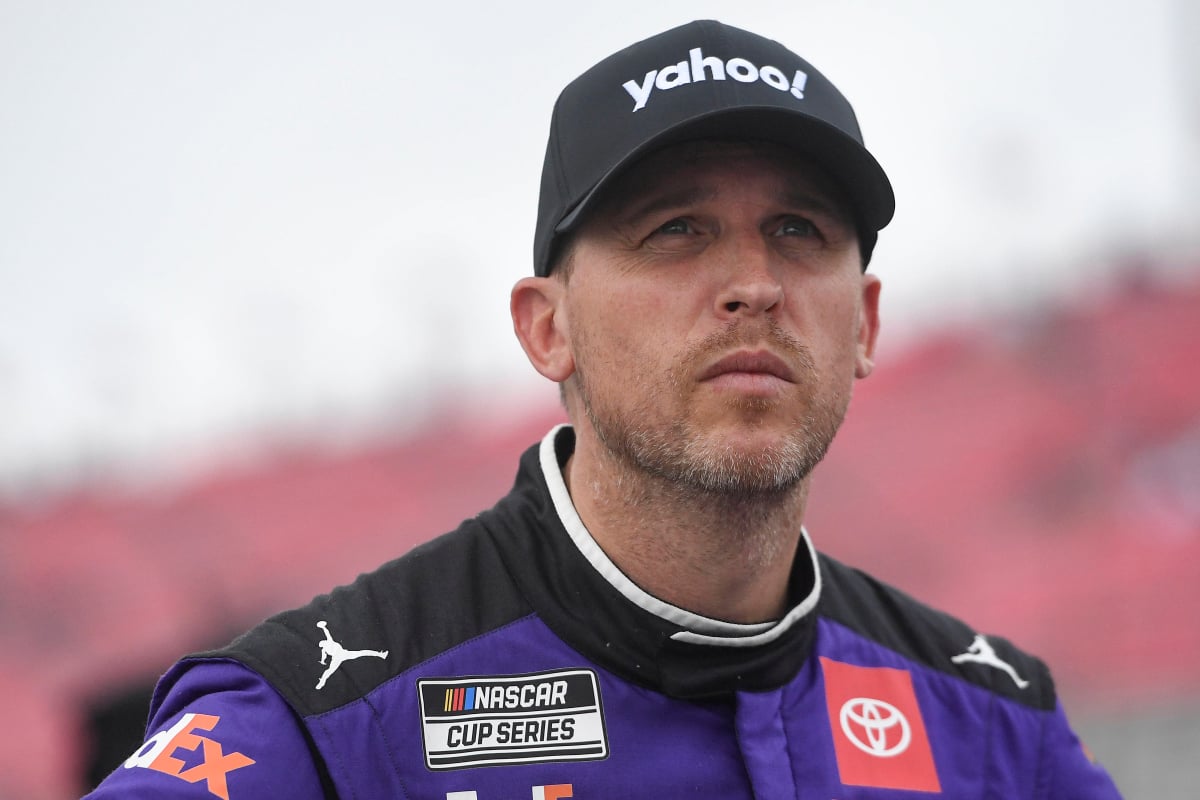 A generic image of NASCAR driver Denny Hamlin