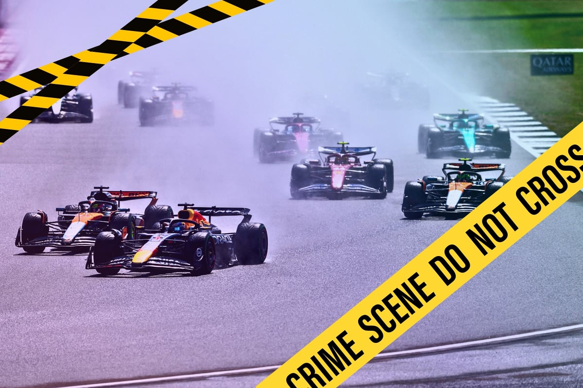Police investigate fan stealing F1 wheel