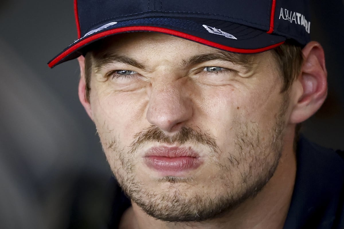 Max Verstappen at Silverstone