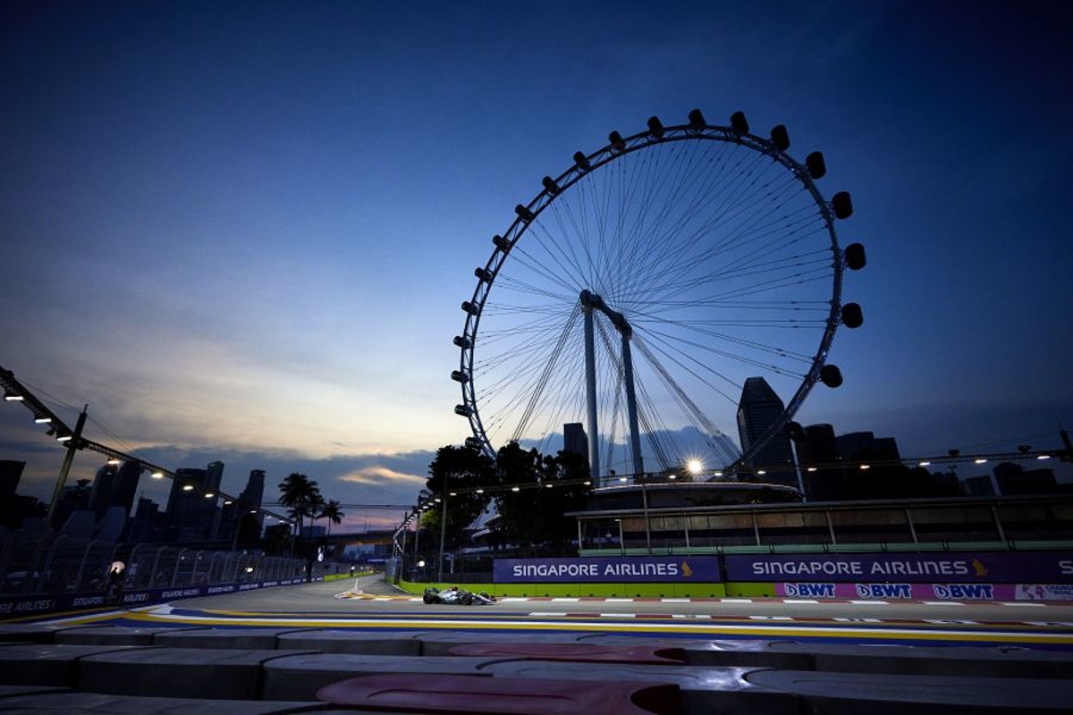 La grille de départ du Grand Prix de Singapour