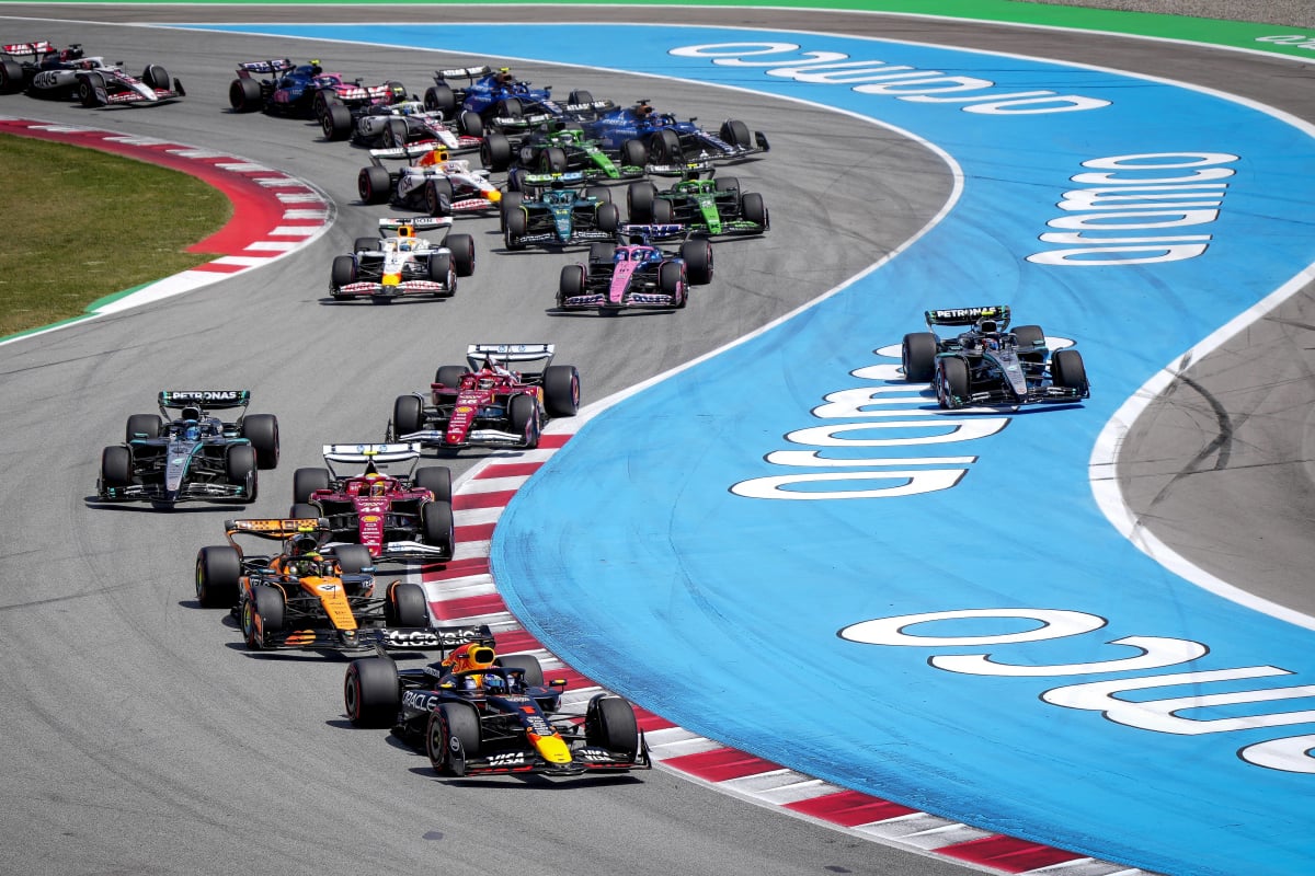 Spanish GP, start, 2025