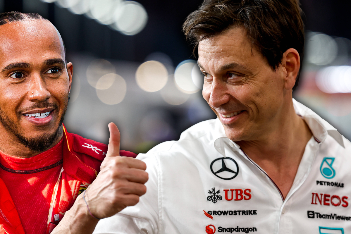 Wolff reveals 'rear wing' jibe he texted to Hamilton after Ferrari announcement