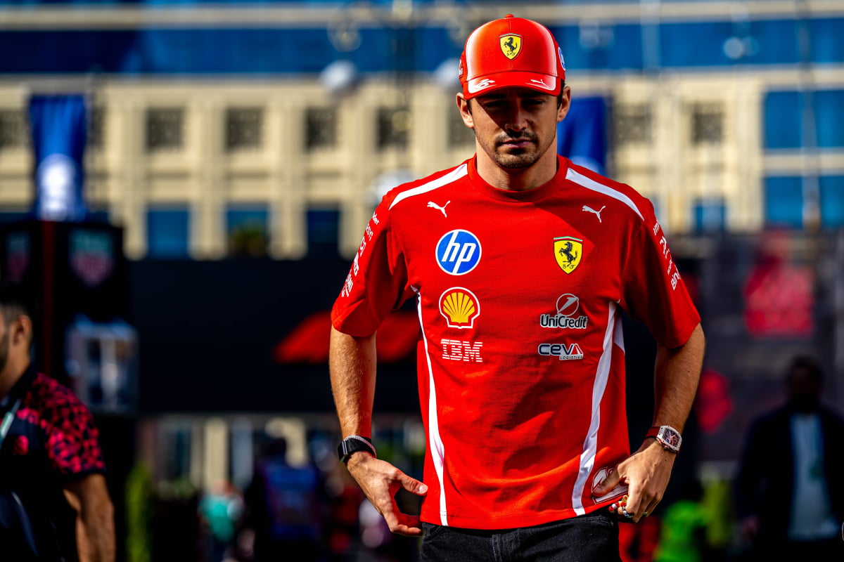 Charles Leclerc in Baku