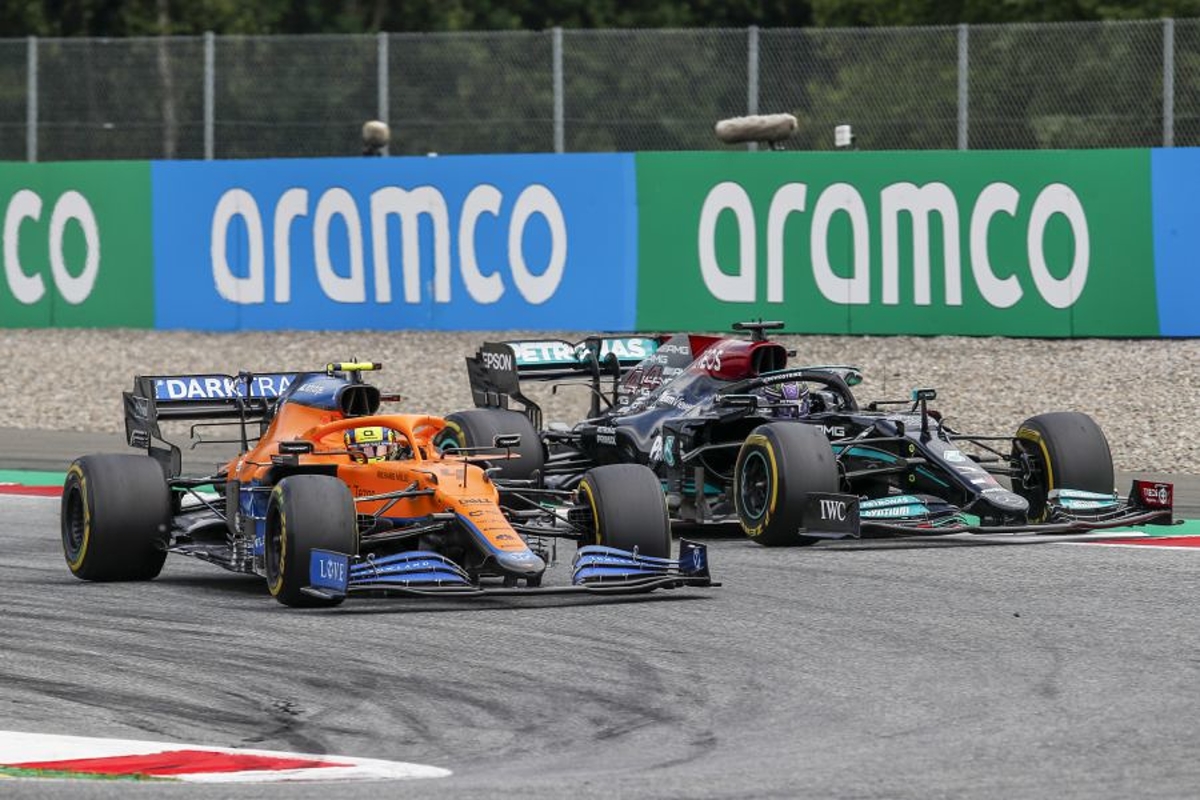 Mercedes verklaart waarom Hamilton lange tijd niet voorbij kon gaan aan Norris