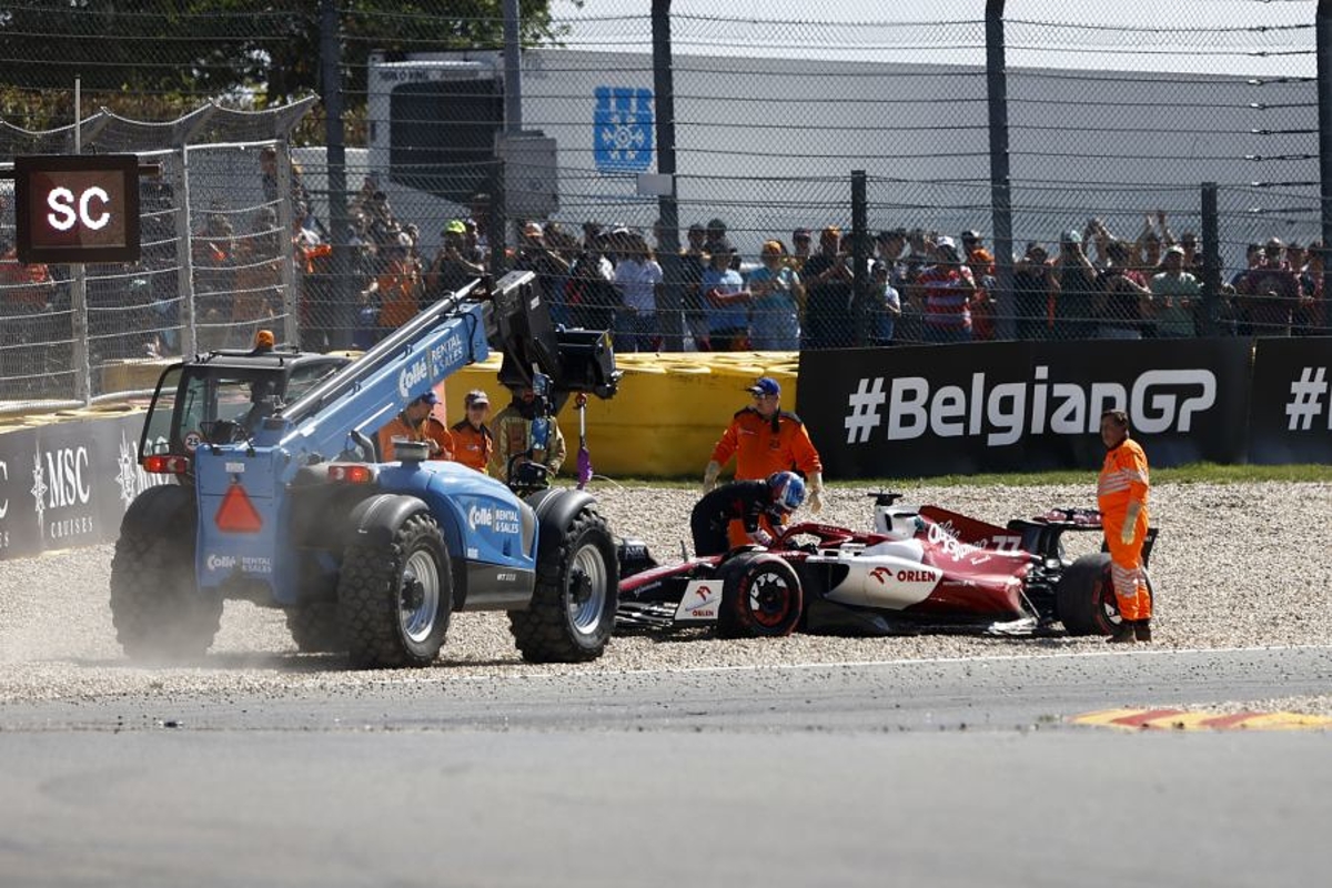 Bottas' unwanted Belgian GP birthday gift